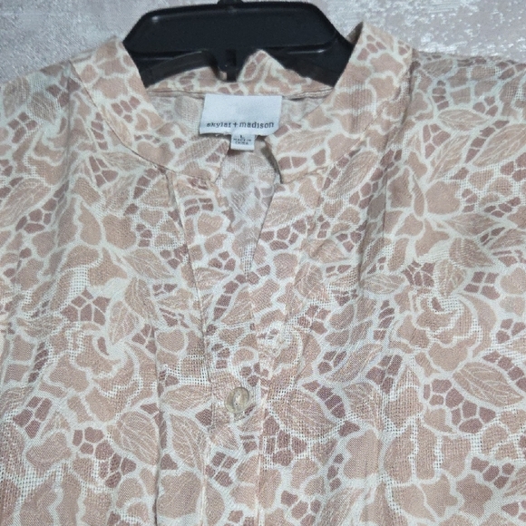 Skylar + Madison Pink and White Polo Collar Mini Dress - Picture 8 of 10